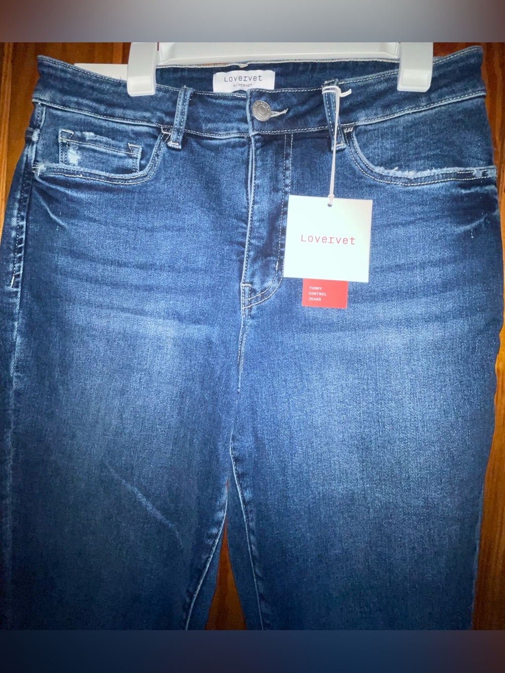 Lovervet by Vervet High Rise Tummy Control Flare Jean size 14W NWT - Picture 3 of 5